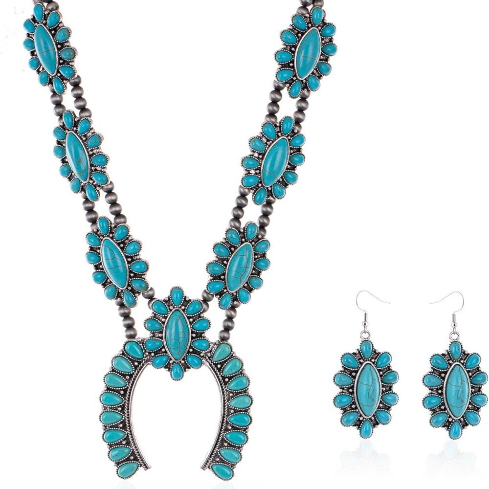 Rustic Couture's Western Jewelry Set for Women Cowgirl Vintage Western Necklace